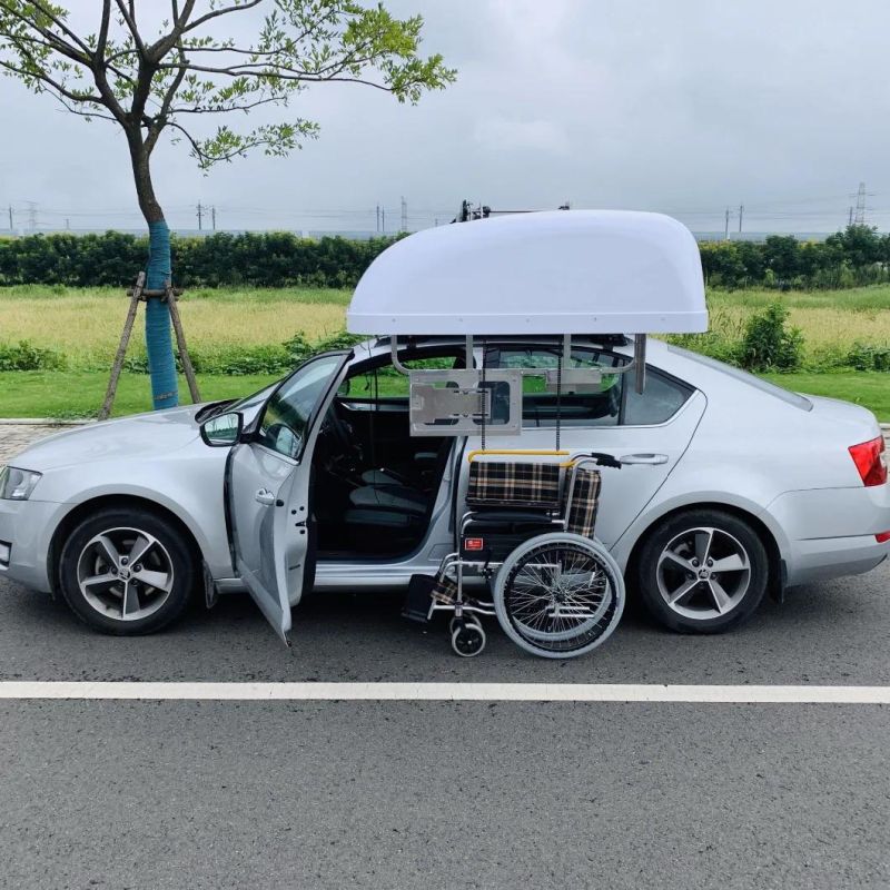 Wheelchair Storage System on Car Roof