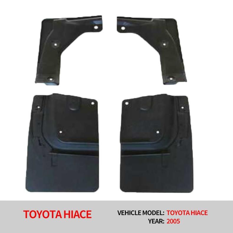 Auto Mud Flaps for Toyota Hiace Car Fenders Mud Guard Splash Guards
