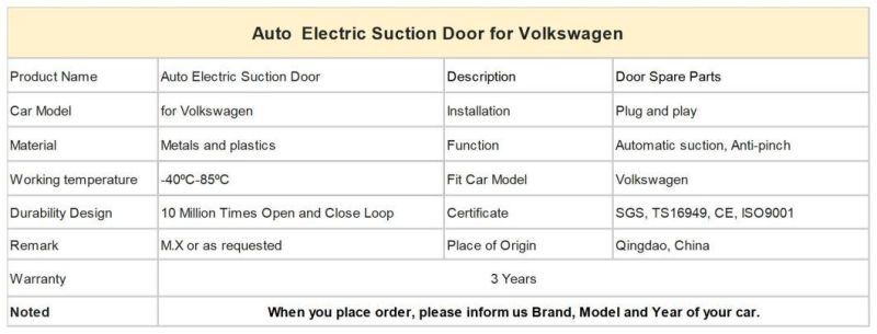 Soft-Closing Electric Suction Door for Porsche Cayman Gt4 (12-18)
