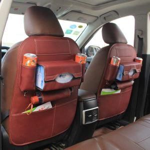 PU Leather Car Backseat Organizer Storage Bags