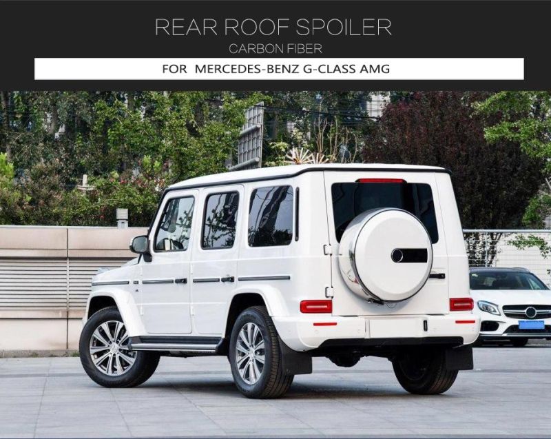 Carbon Fiber Roof Spoiler Wing for Mercedes Benz G Class G63 Amg 2019 2020