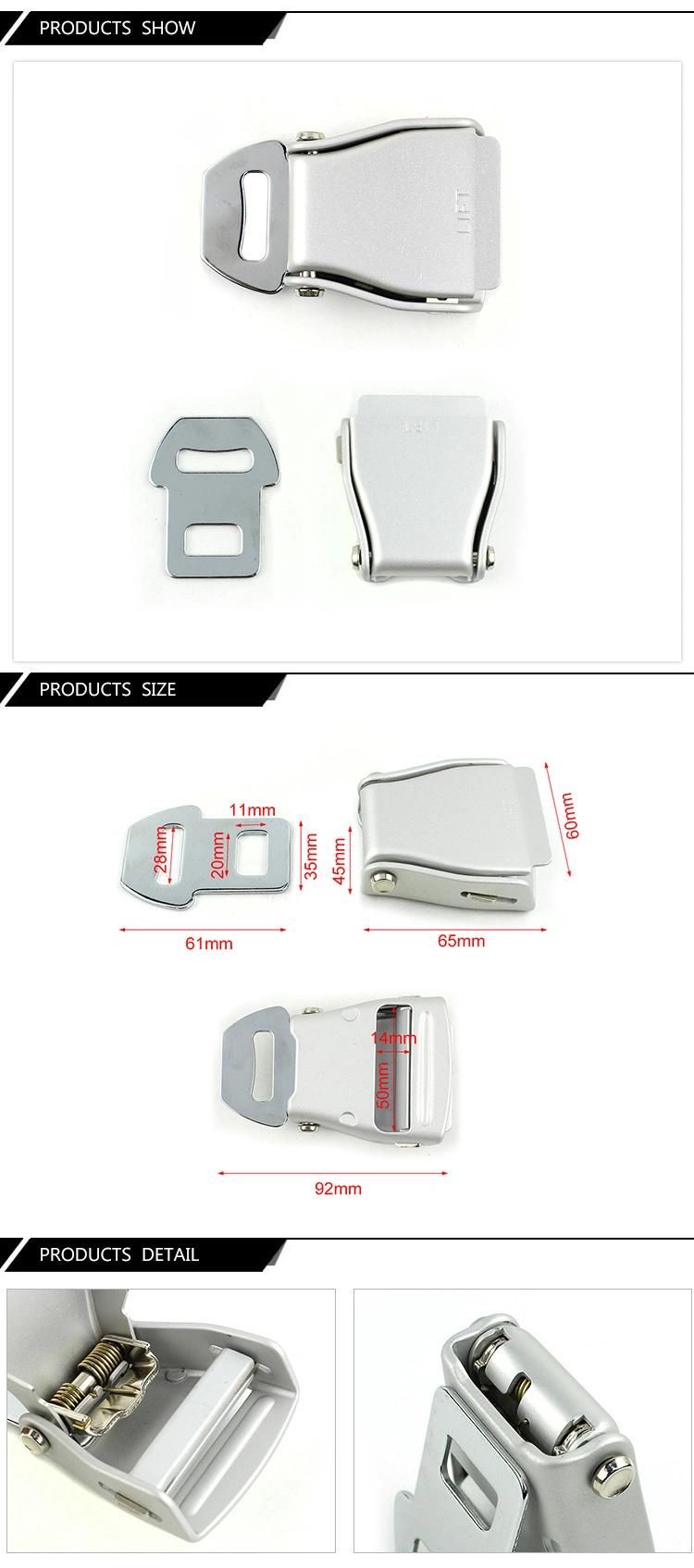 Fed 033 Wholesale Airplane Buckle Safety Belt Buckle Supplier Aircraft Seatbelt Buckles 1/1.5/2inch