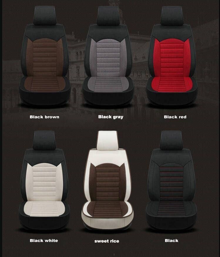 Universal fit full set fabric car seat covers