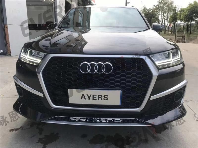 Rsq7 Auto Front Bumper with Grill and Rear Diffuser for Audi Q7 2016-2019