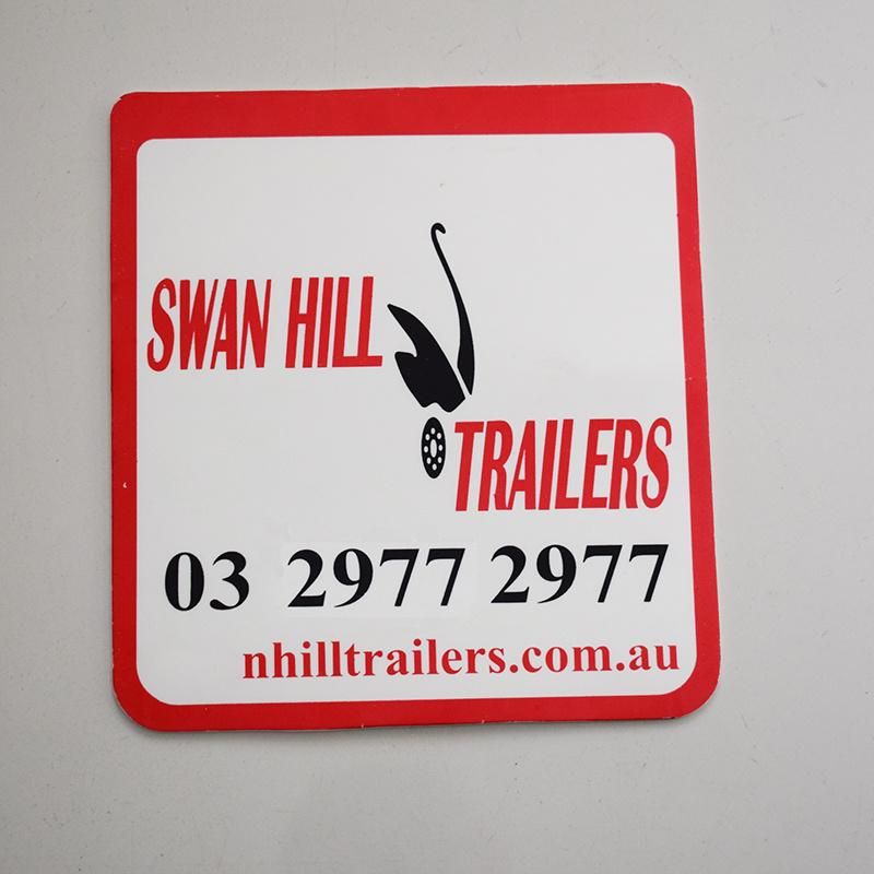 Printed Logo Semi Truck Mudflaps