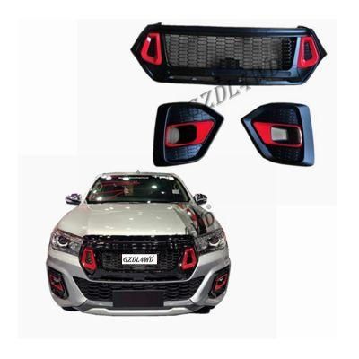 2018 for Toyota Hilux Rocco Bumper Grille Front Mesh Upper Grille