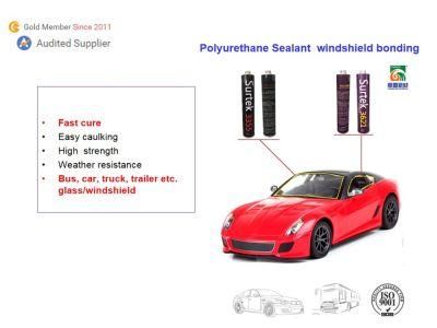 Solvent Free High Tensile Strength Windshield Polyurethane Adhesive Glue (Surtek 3355)