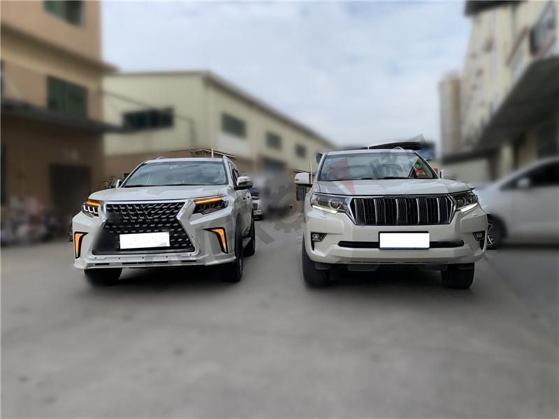 Gx460 Design Car Body Kits Front Bumper with Headlights for Toyota Prado Fj150 2018