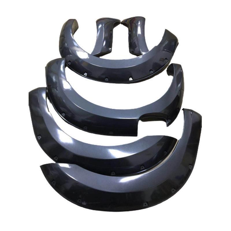 Dongsui Matte Black ABS Plastic 4X4 Car Front Rear Wheel Arch Fender Flare for Toyota Hilux 2021