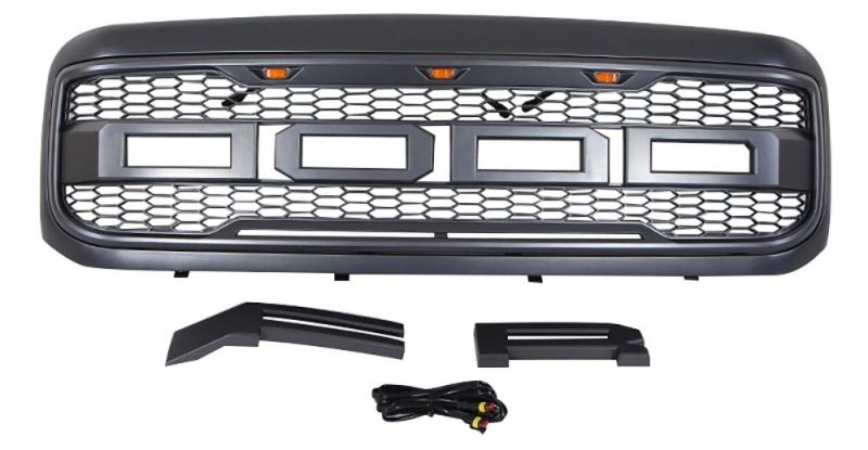 Painted Red Front Bumper Grille Ford F250 350 2012 2013 2014 2015 2016 Raptor Style