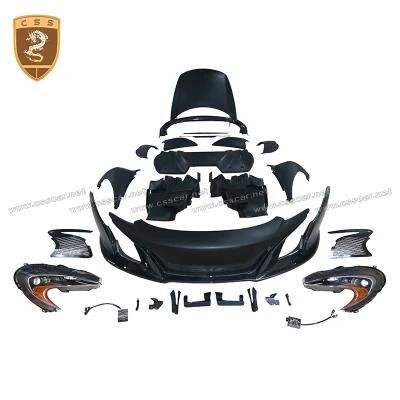 Upgrade to 650s Body Kit for Mclaren 12c Carbon Fiber Mix Glassfiber Front Rear Bumper Headlight Hood Bodykit