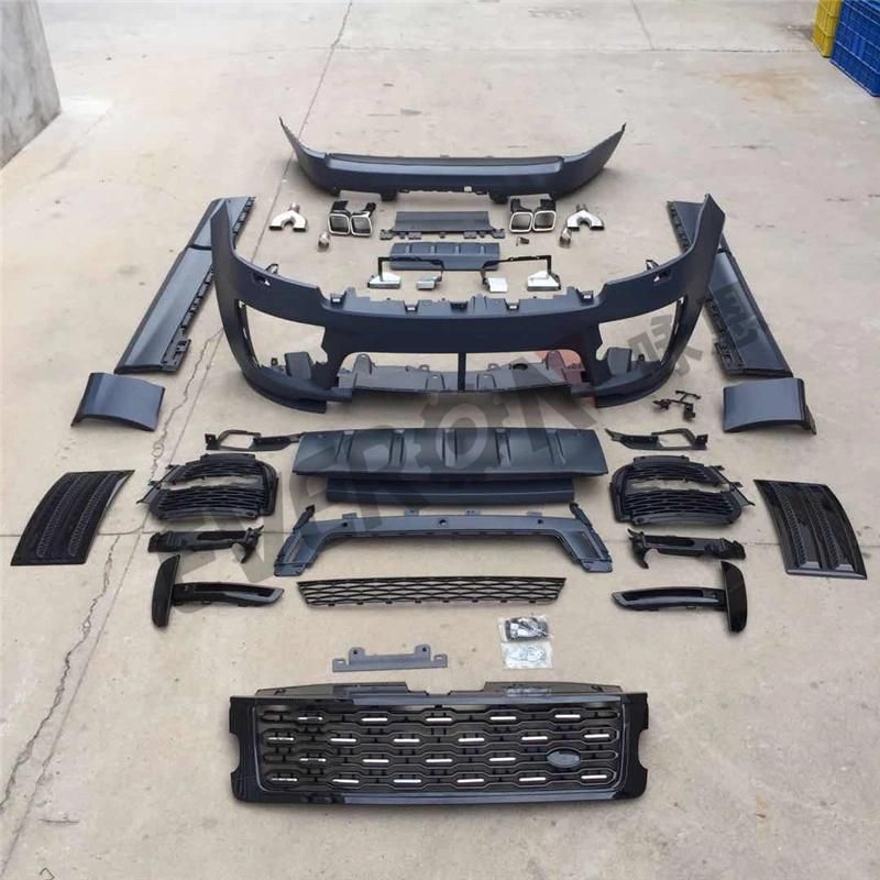 Range Rover Vogue Svo Bumper Body Kit with Headlights for 2013-2017 Upgrade 2018-2021