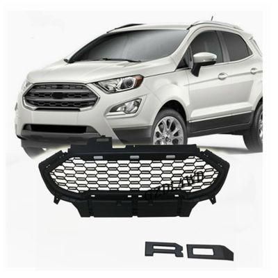 Car Accessories with LED Mesh Front Bumper Grill Fits for Ford Ecosport 2020 Grill