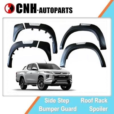 Auto Accessory OEM and Rivet Style Fender Flare for Mitsubishi Triton 2010 2021 L200 Wheel Arche