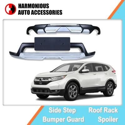 New Design Front Guard and Rear Bumper Diffuser for Honda CRV 2017 2019