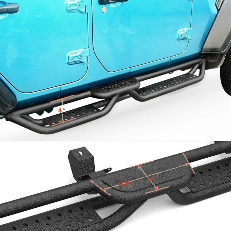 Competitive Price Plastic Aluminum Alloy Carbon Fiber/Running Board/Side Step/Side Foot Pedal Door Steps Bar Vehicle Body Kit