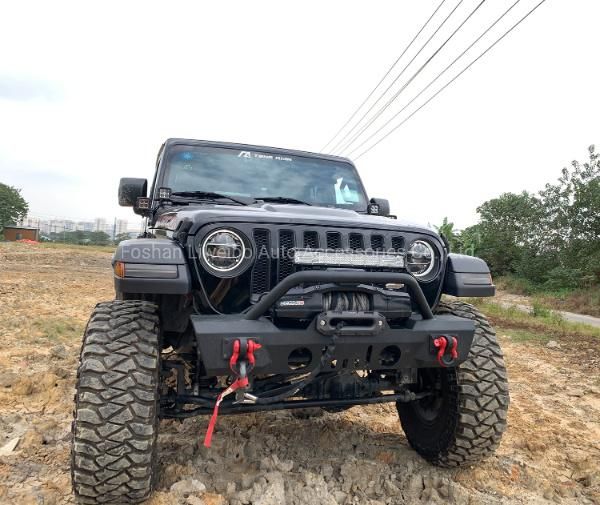 off Road Black Steel Pick up Front Bumper Bull Bar for Jeep Wrangler