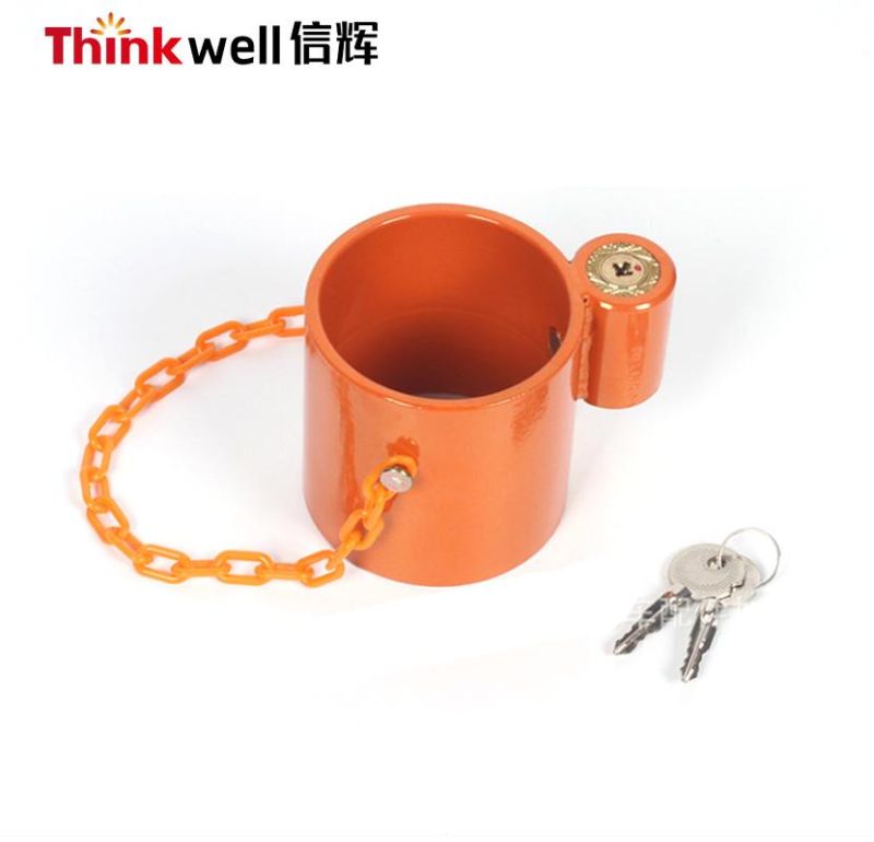 Tow Ball Cap Lock Caravan or Trailer Theft Deterrent with Cylinder Lock