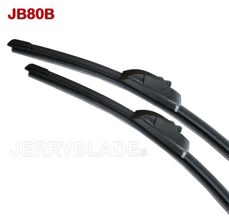 Universal Hook Frameless Soft Flat Wiper Blade Aerotwin Aeroflex Beam Blade Best Seller Jerryblade Jb80b Hot Sales Cheap OEM Factory Supply