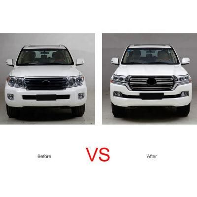 Include Front&Rear Car Bumpers Grille LED Headlight Year 2008-2015 Upgrade to 2016 Body Kit for Toyota Land Cruiser LC 200
