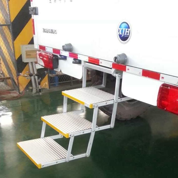 CE Electric Folding Step Aluminium Ladder for Van