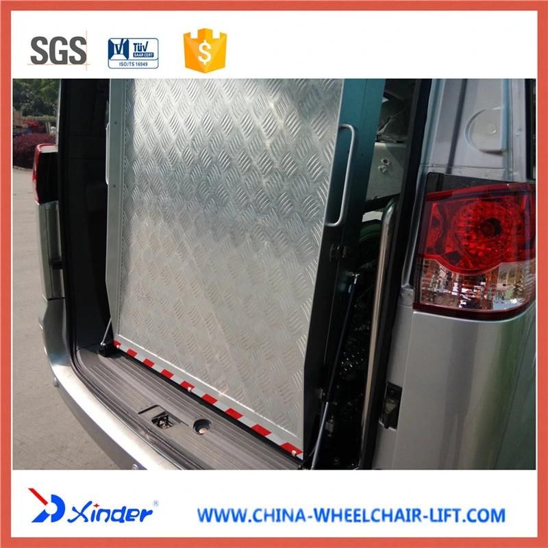 Easy and Safety Manual Fold Wheelchair Ramp for Van