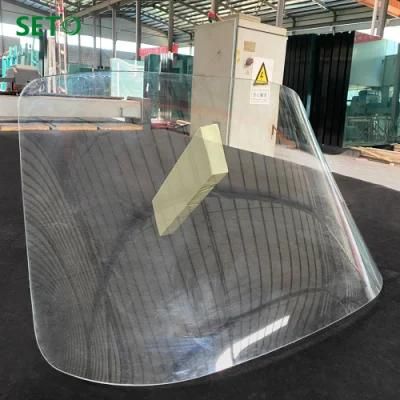 High Quality Tvs King Windshield Glass Bajaj Re Windscreen for 225/205