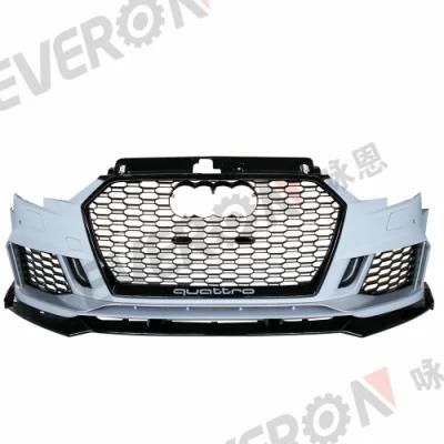 RS3 Looking Front Bumper Assy Body Kit for Audi A3 S3 2017-2019