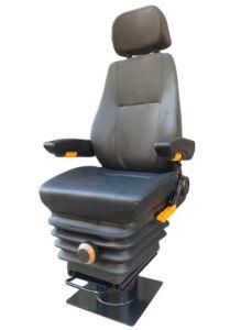 Car Seat Leather Black Mechanical Driver Seats for Truck/MPV/Marine Ysr911 with Suspension Damper