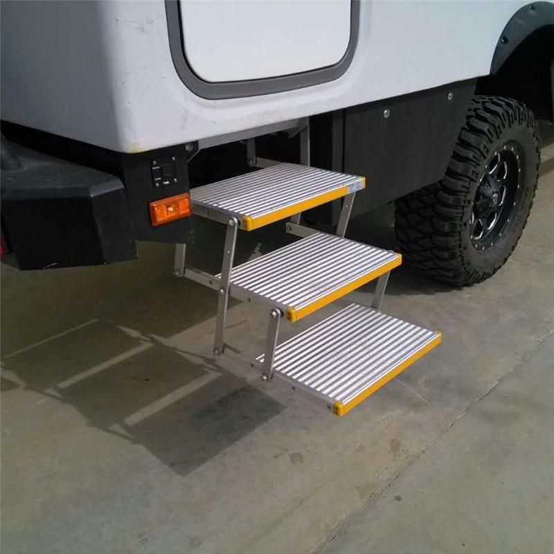 3-Step Electric Folding Ladder for Motorhome with Ce Certificate and Capacity 200kg