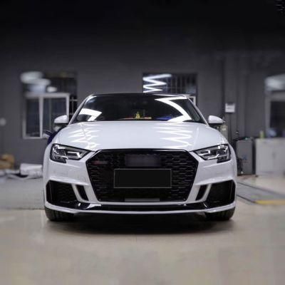 2017-2020 Car Bumper with Grille for Audi Audi A3 Modified RS3 Style