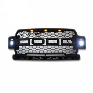 New Style Black Grill Grille LED Honeycomb Raptor Style Grill for F150 2018 2019