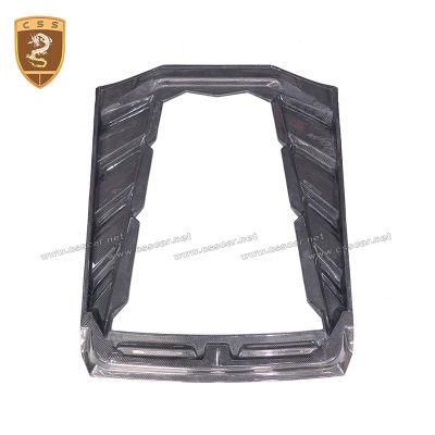 Glass Mix Carbon Fiber Msy Style Car Rear Engine Trunk Hood Cover for Lambo Huracan Lp610-Lp580