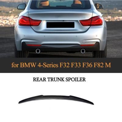Carbon Fiber Car Styling Rear Trunk Spoiler Boot Lip Wing for BMW 4-Series Gran Goupe F36 M Sport 2015-2018