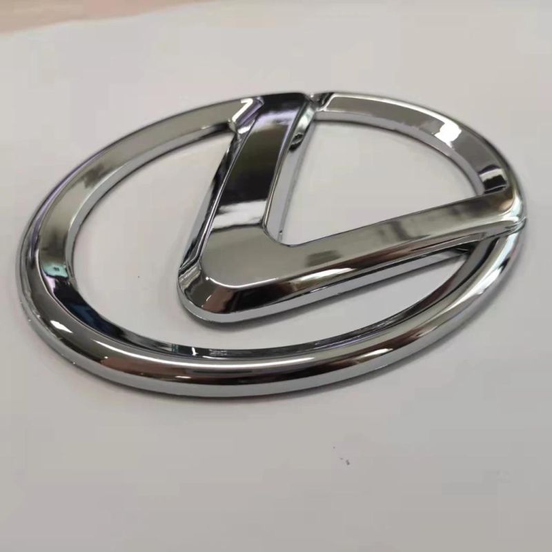 Silver ABS Plastic Custom Car logo Auto Head Emblem Badges