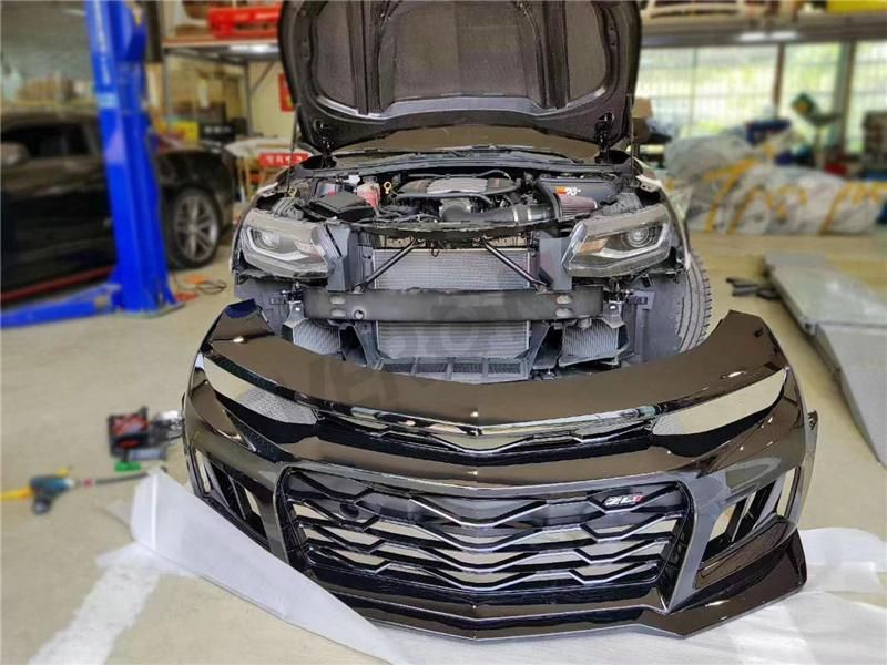 Zl1 Style Front Rear Bumper Lips Full Set Body Kit for Chevrolet Camaro 2016-2018