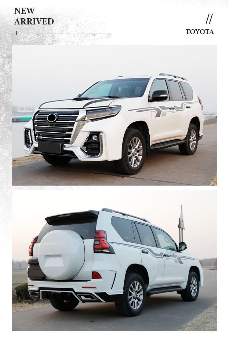 Popular Products Gbt Factory Direct Navigator Fj150 Front Bumper Headlight Facelift Accessories for 2010-2017 Toyota Prado Model