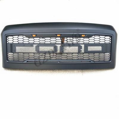Front Grille with Amber Lights for F250 F350 2008 2010 Super Duty