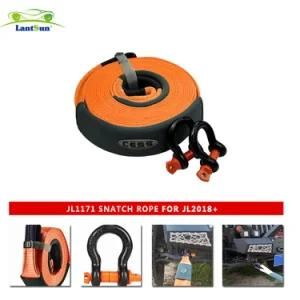 Portable Snatch Strap Emergency Heavy Duty Recovery Car Towing Rope