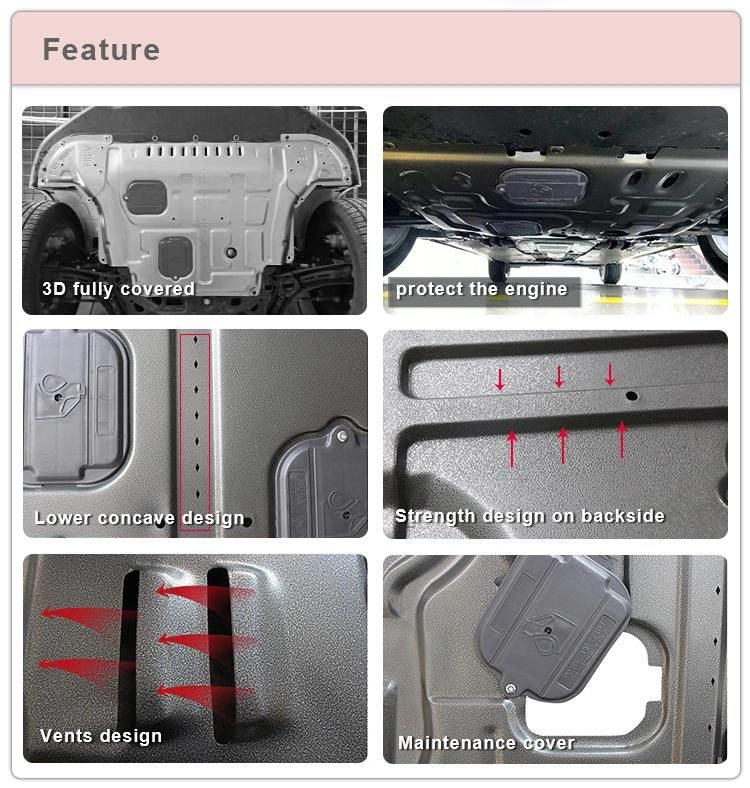 Hot Selling 3D Engine Protection Plate for Honda City