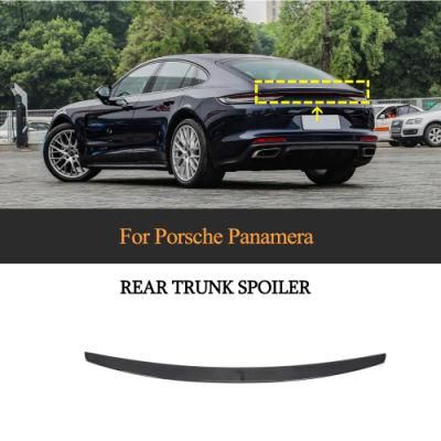 Dry Carbon Fiber Car Trunk Wing Lip Spoiler for Porsche Panamera Hatchback 4-Door 2017-2021