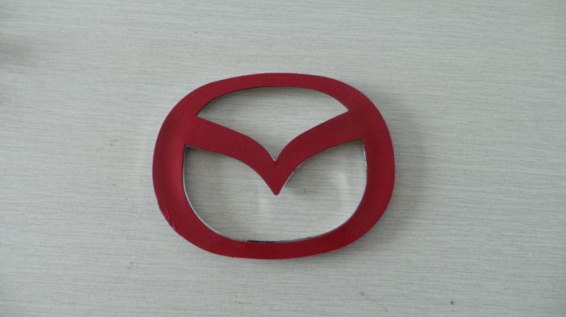 ABS Plastic Custom Silver Car logo Auto Emblem Badges