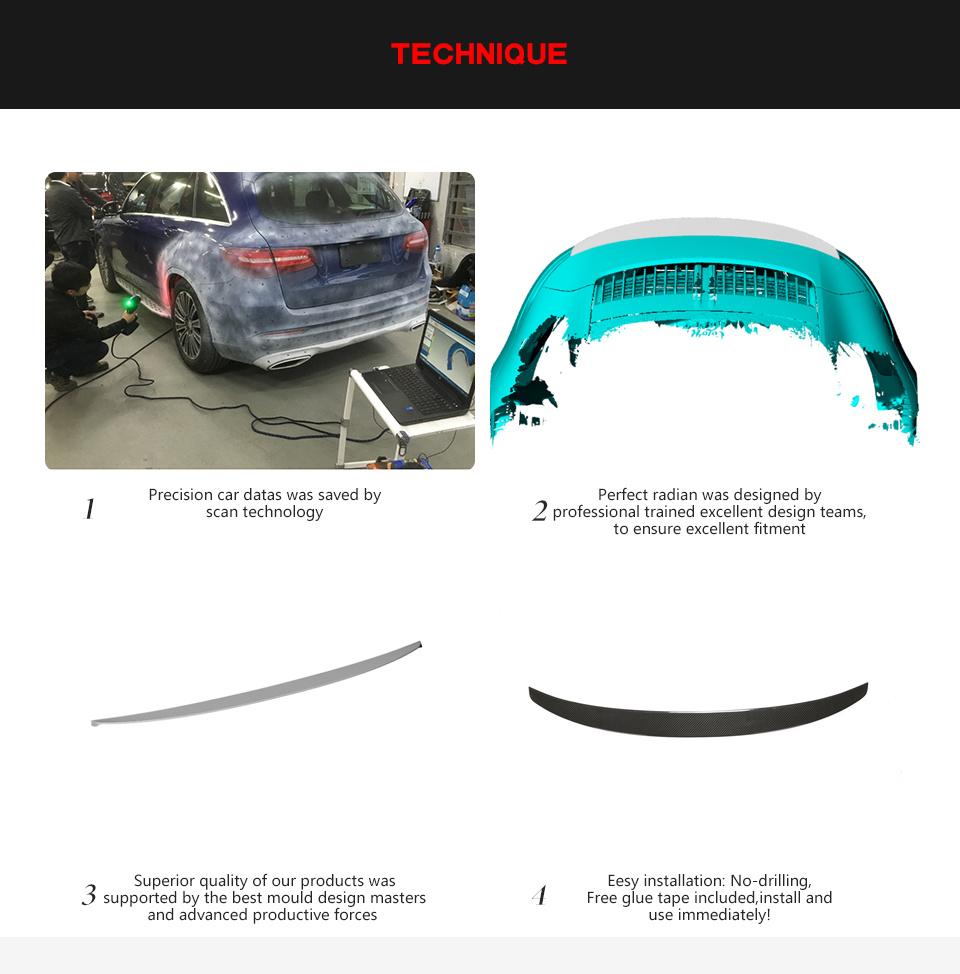 Carbon Fiber Rear Trunk Wing Spoiler for Porsche 911 992 Carrera 4 S 4s Targa 4s 2-Door 2019-2020