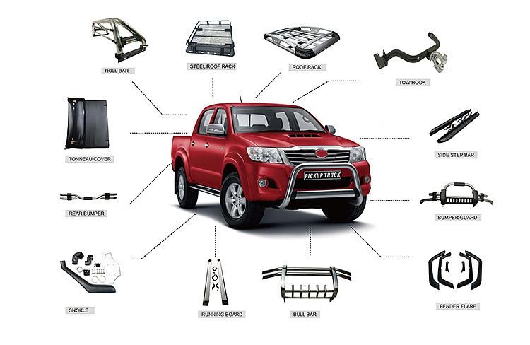 Stainless Steel Anti Sport Roll Bar for Toyota Pickup Truck