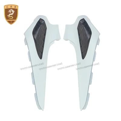 Auto Body Fiberglass Mix Carbon Fiber Vorsteiner Style Front Side Fender Guard Covers for Mclaren 720s