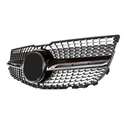 Glossy Black Car Diamond Front Bumper Grill for Mercedes Glk Class X204 Lci 2012 2013 2014 2015