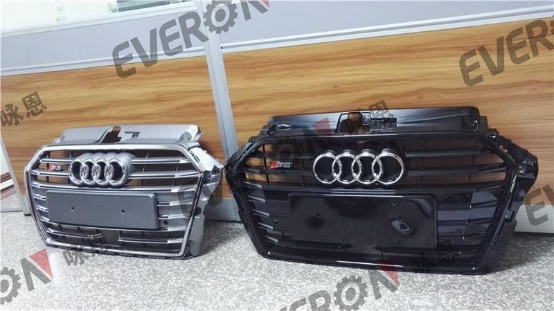 Facelifting S3 Auto Front Bumper Grille with Acc Hole for Audi A3 2017-2019