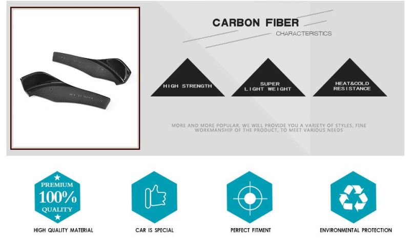 Jc Design Carbon Fiber Front Splitters for BMW F80 M3 F82 M4 Coupe 2-Door 14-17 (fits: M3 M4)
