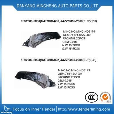 Japanese H Logo Mark Car Body Parts Auto Accessory Car Spare Part Front Fender Inner