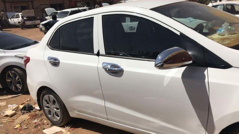 Black/Chrome Accessories Door Handle Cover for I10 2cab/3cab